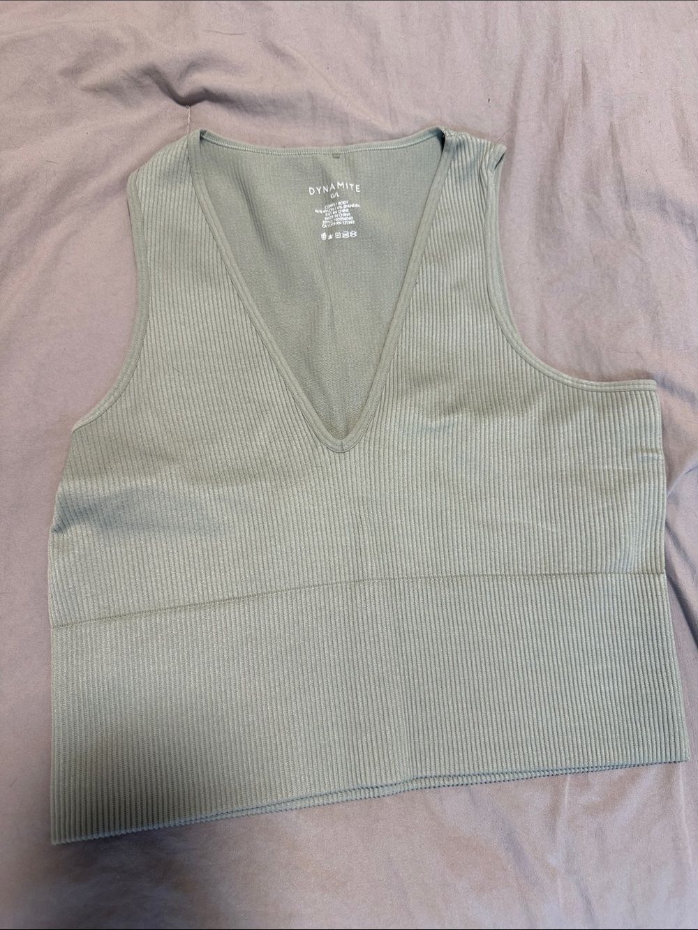 Dynamite Sage Green Top
